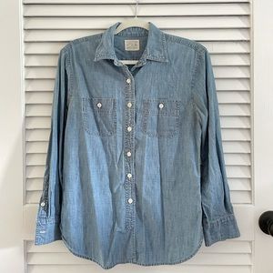JCrew XS Chambray Shirt